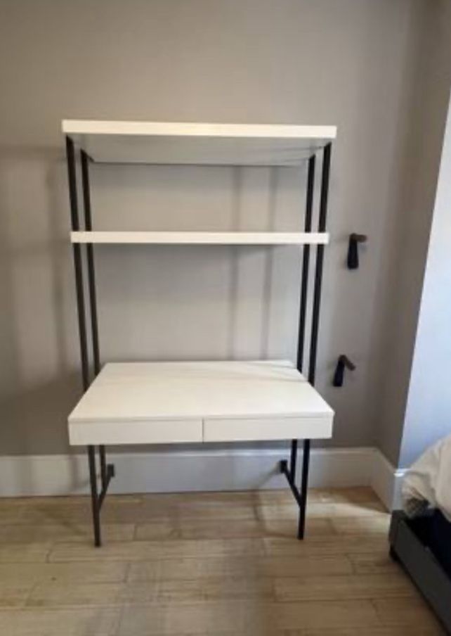 Crate & Barrel Shelving Unit
