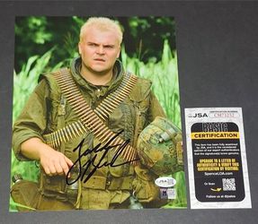🔥 Jack Black Signed Autographed 8x10 Tropic Thunder JSA COA  🔥