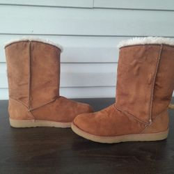 Women's Suede Mid-Calf Boots by SO Size 7.5M