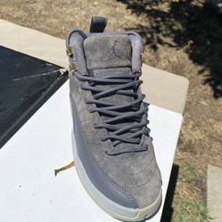 Dark Grey Jordan 12’s