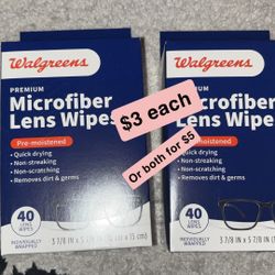 Microfiber Lens Wipes 