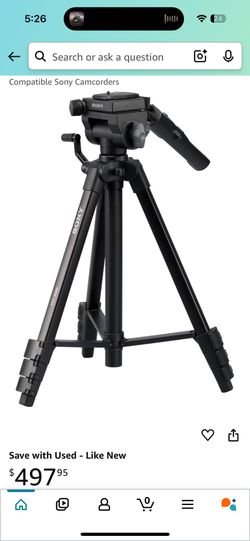 Used Sony VC-60AV Tripod In Good Condition