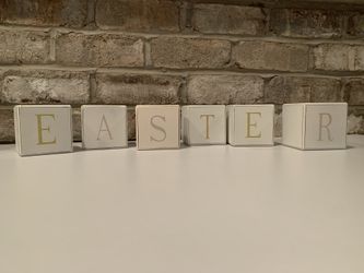 Easter Wooden Blocks