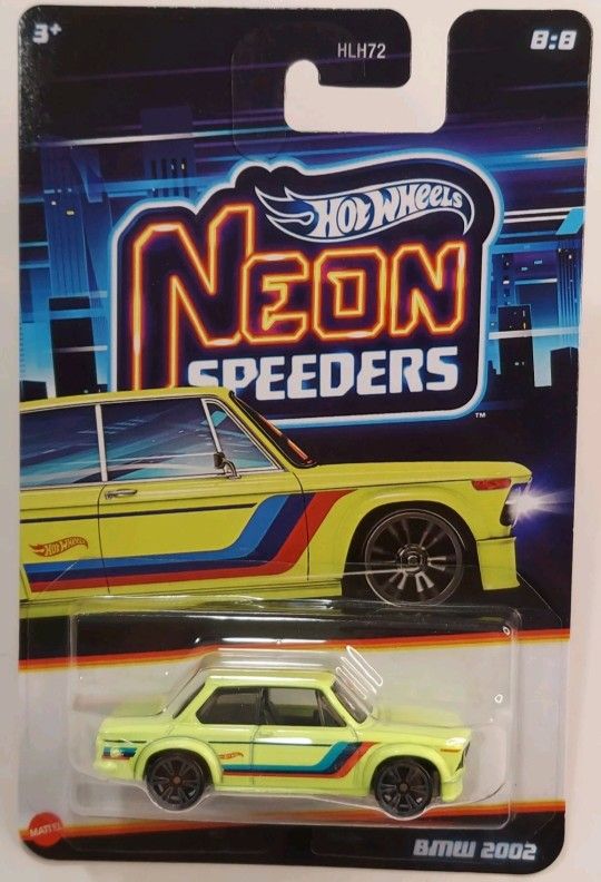 Hot Wheels Neon Speeders Bmw 2002