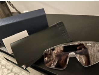 Christian Dior Diorxtrem MU Mask Sunglasses – Crystal Smoke Mirror