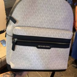 White  Mk Backpack 