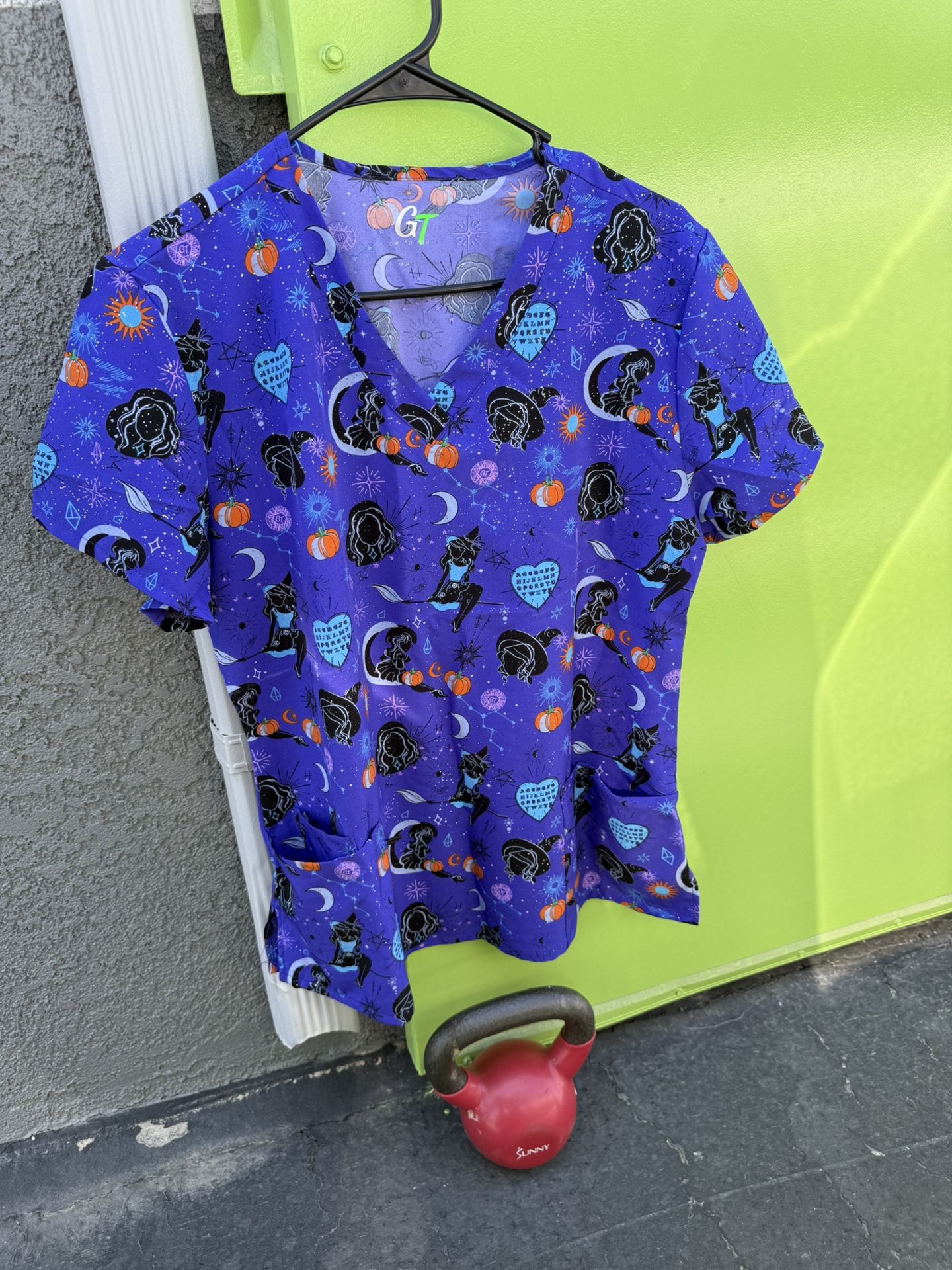 Walmart Scrubs Top Large
