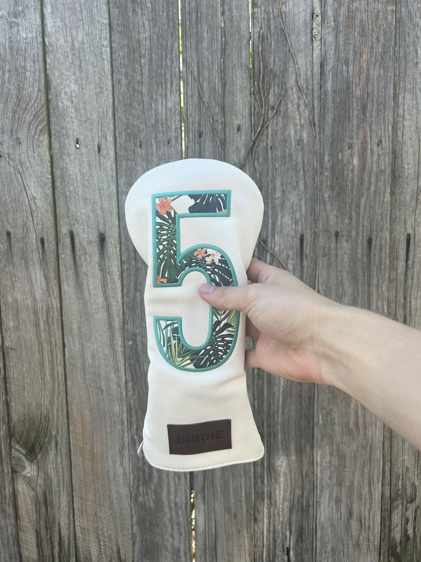 Floral Wood Headcover