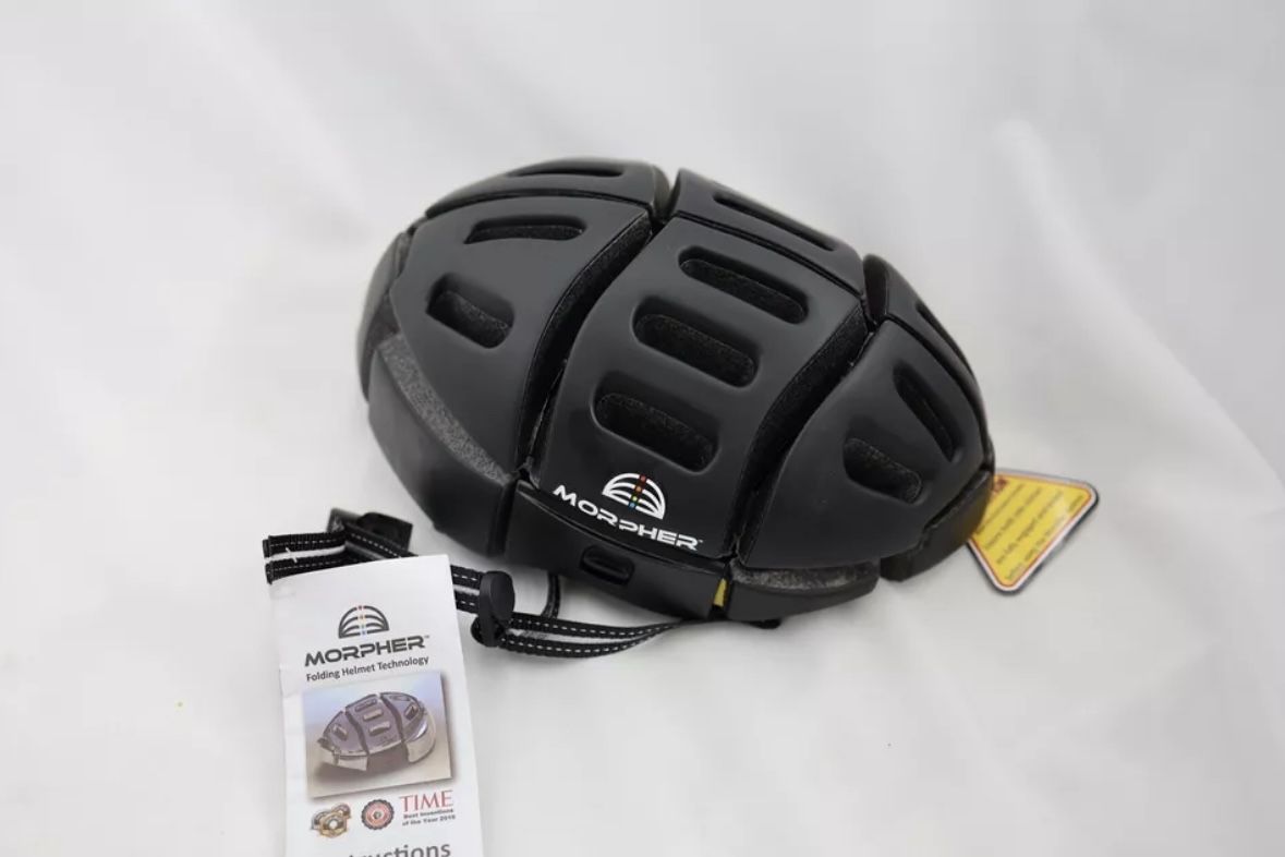 Morpher Flat-Folding Cycling Helmet BLACK NEW