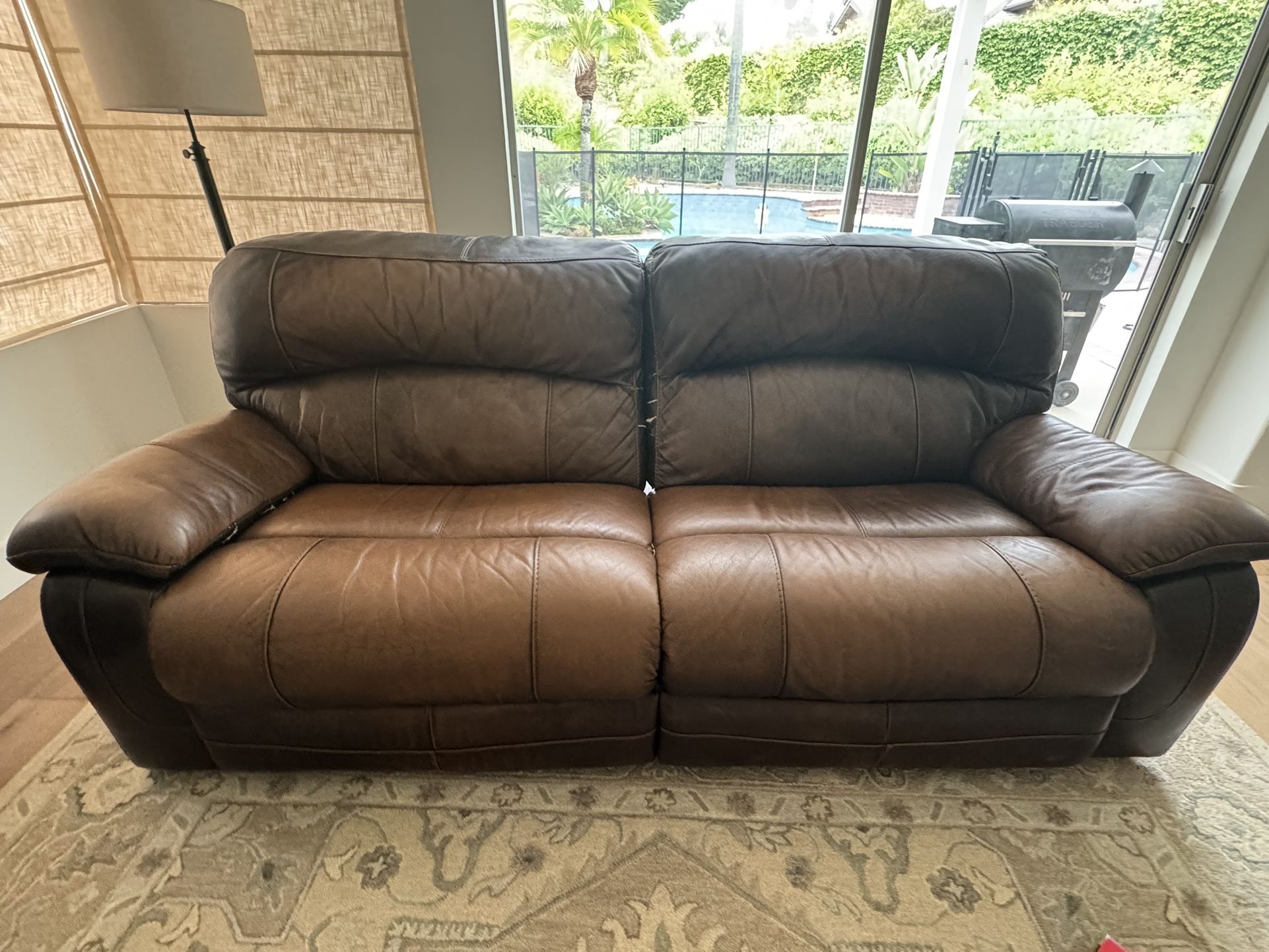 Ashley’s leather Reclining Couch And Reclining Sofa