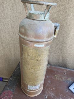 ANTIQUE COPPER EXTINGUISHER