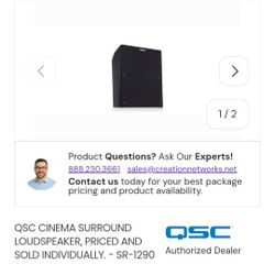 QSC SR-1290 Cinema Surround Loudspeaker