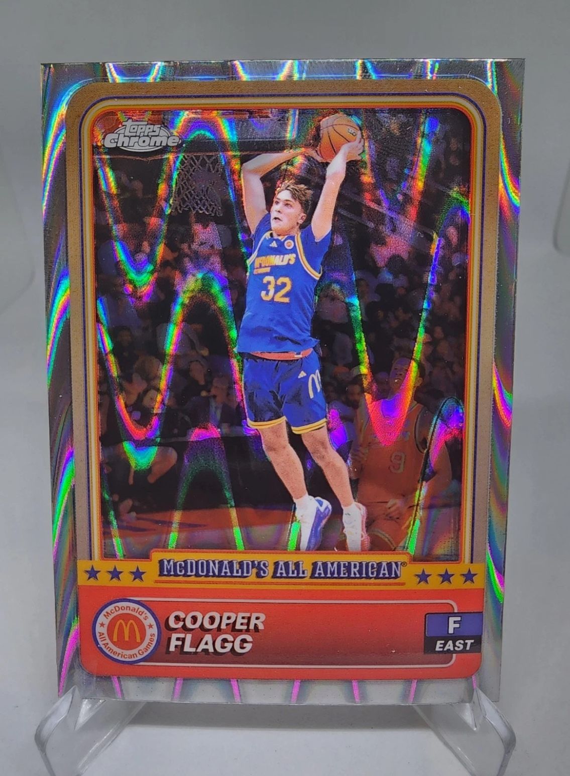2024 Cooper Flagg Topps Chrome SILVER WAVE Refractor