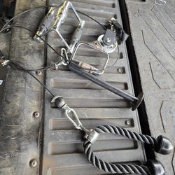 Weight Cable Pulley With Attachments 