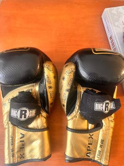 Ringside Boxing Gloves 16oz w/ wraps