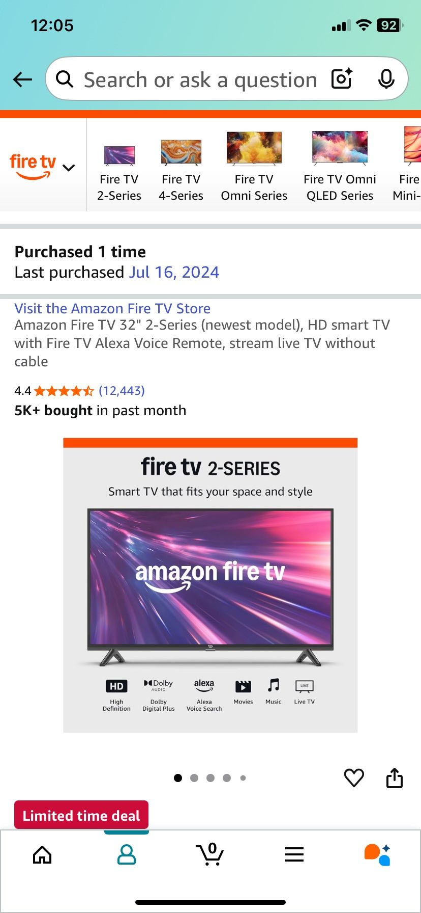 Fire Tv 32”