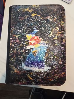 Magikarp custom Binder textured laser engraving