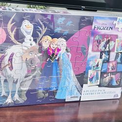 Big Box Puzzle From Disney Movie Frozen $$$12 Firm On Price