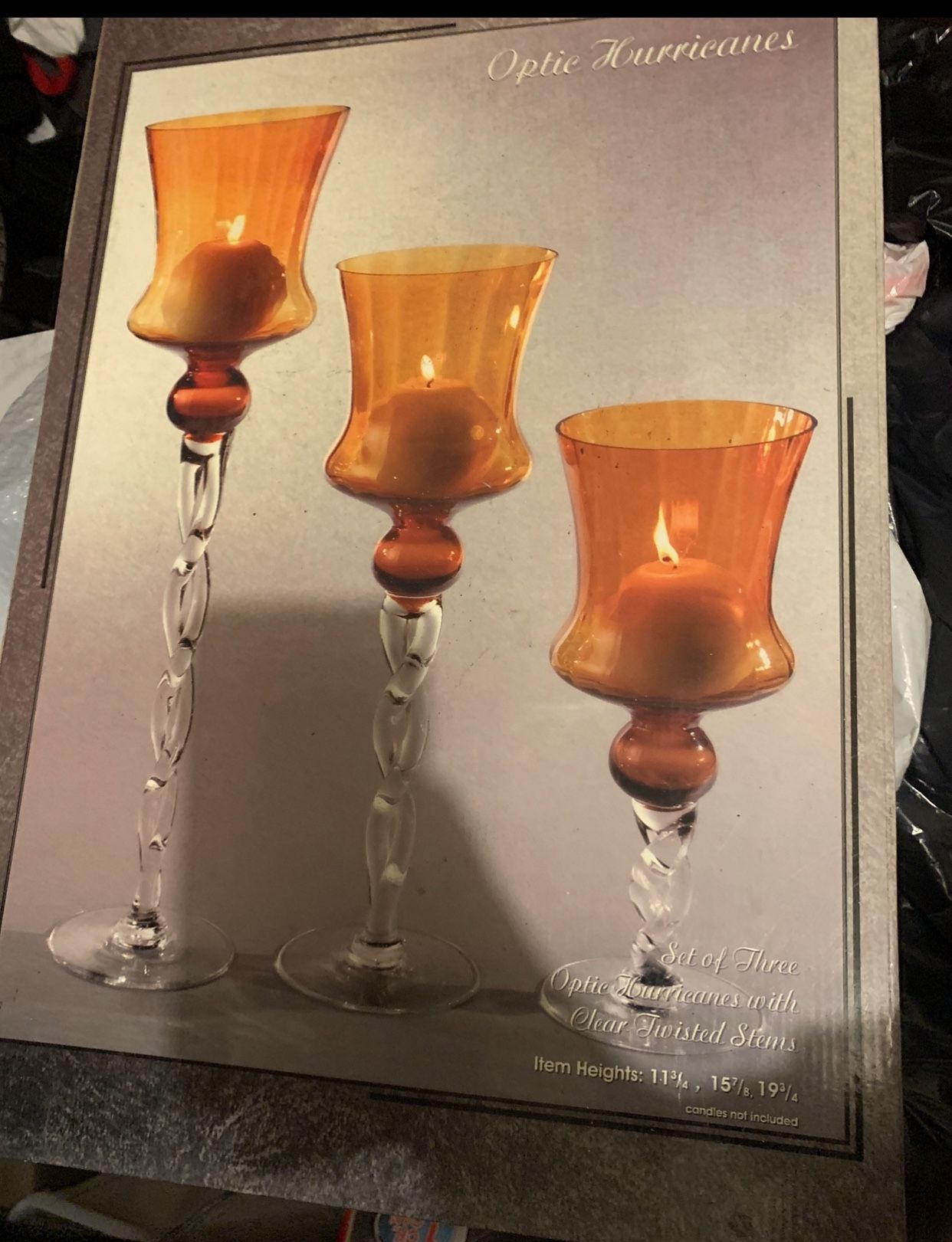 Optic Hurricane Candle Holder