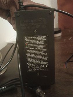 Lithium ion 67.2 volt charger