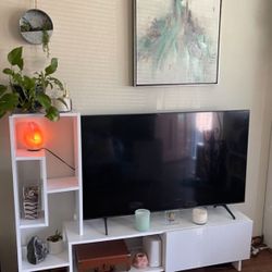 White TV stand