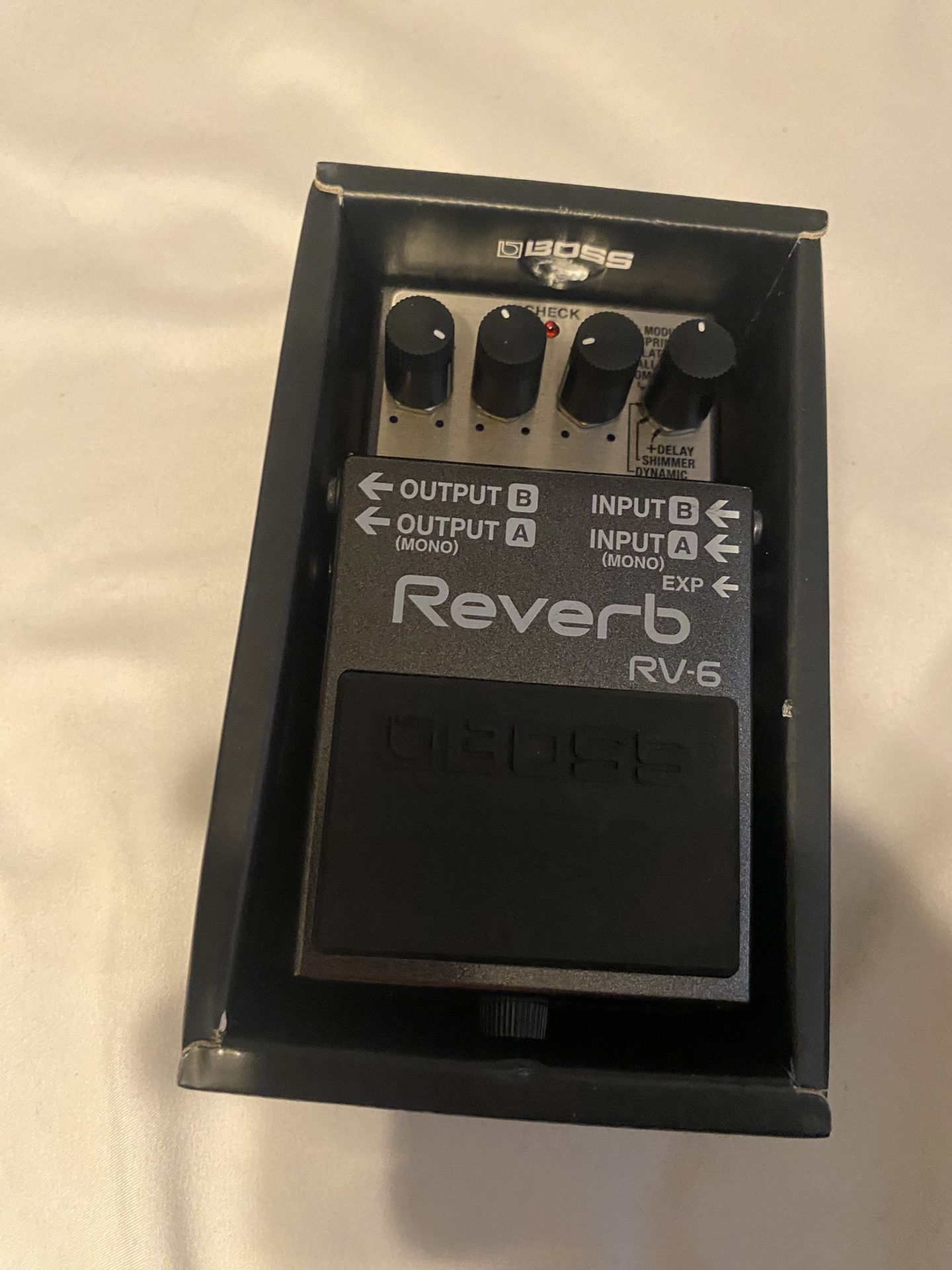 Boss Reverb Rv-6 Guitar Pedal