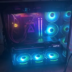 🔥 High-End Gaming / Streaming PC – Ryzen 9 5900X – RX 7900 XT – 64GB RAM – 1TB NVMe – AIO Liquid Cooled – RGB Tower