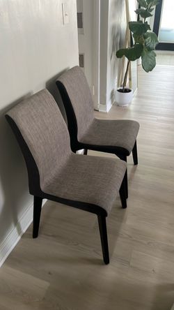 Modern Upholstered Dining Chairs Set of 2