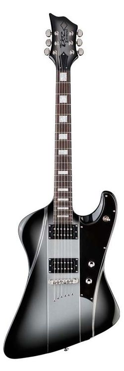DBZ HailFire Guitar Silverburst