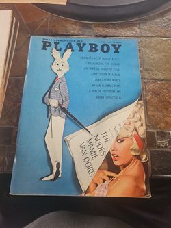 Vintage June 1964 Playboy Magazine 