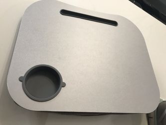 Tray with cushions on bottom