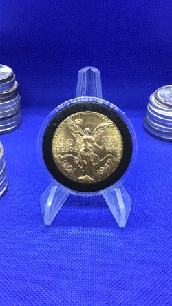 1947 Mexico Centenario 50 Pesos Gold Coin