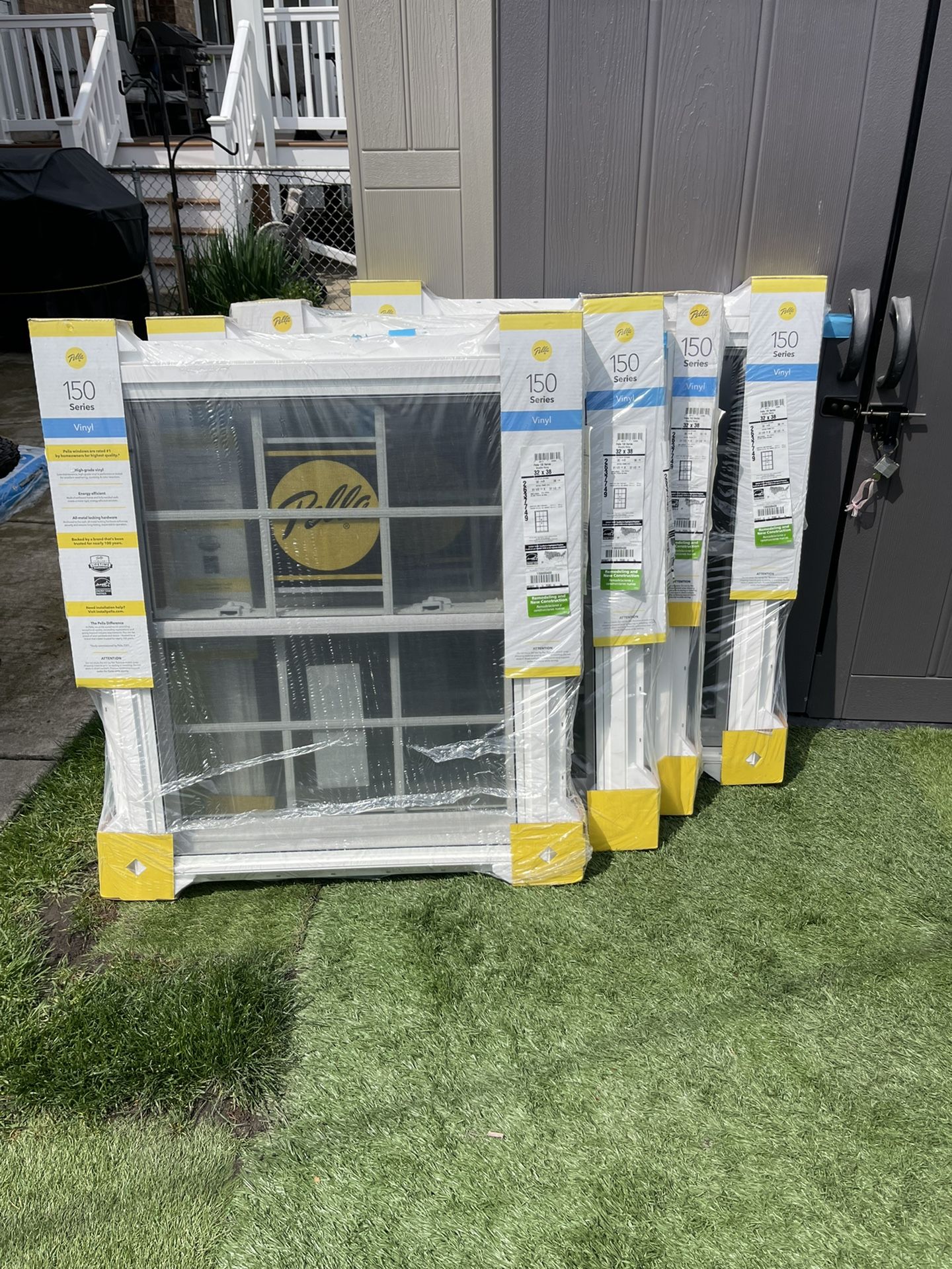 New Windows Pella Size W32 H38 $175 Each I Have 5 Pices