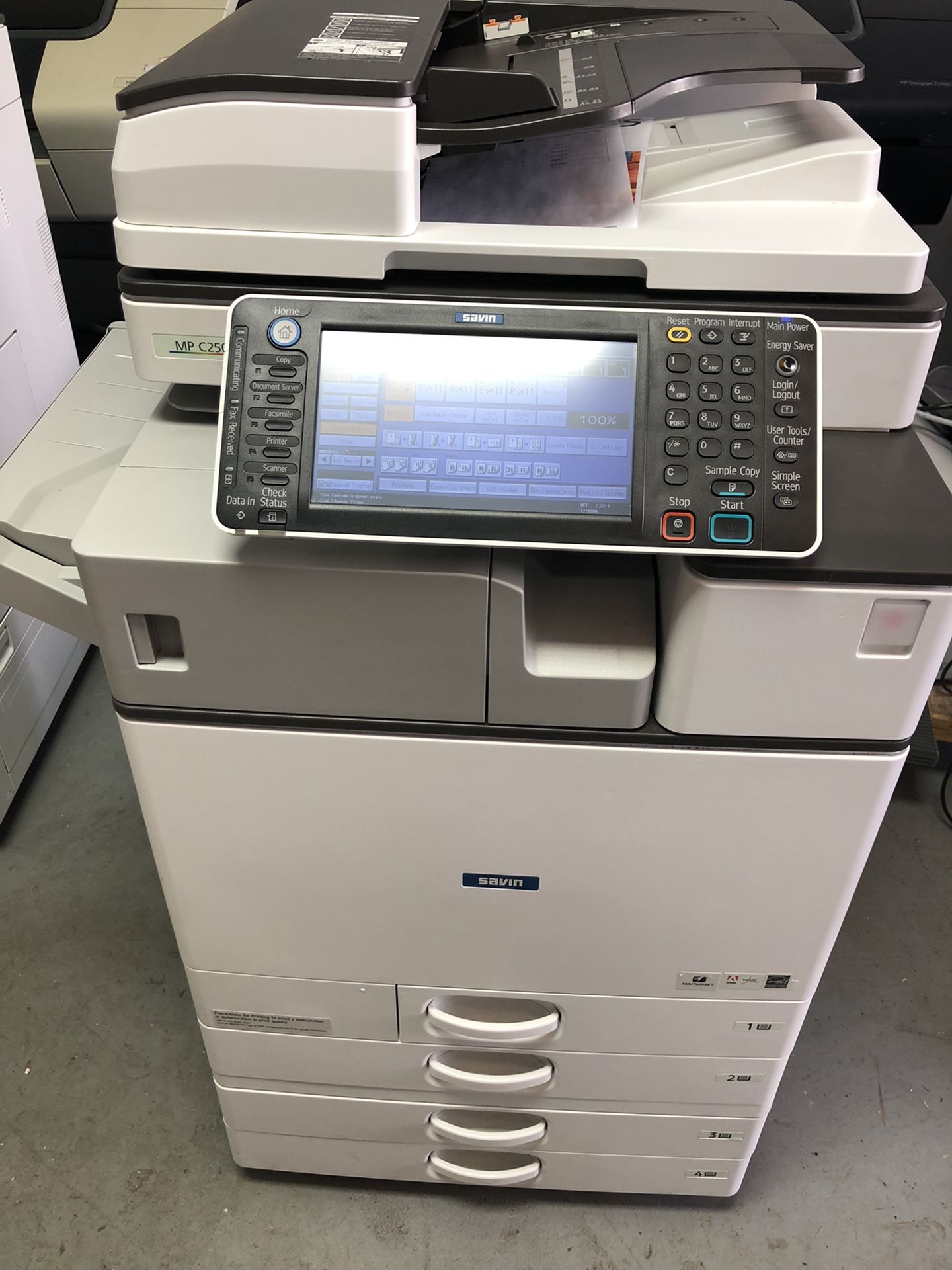 Savin c2503 color copier,fax,printer,scanner