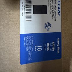 Black Coded Outlet 10 Of Them