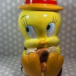 Vintage Looney Tunes Tweety Bird Cookie Jar 