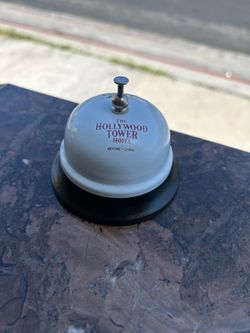 Disney Parks Tower of Terror Hollywood Tower Hotel Metal Desk Bell