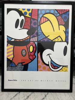 ROMERO BRITTO • Mickey From Head to Toe Poster Art