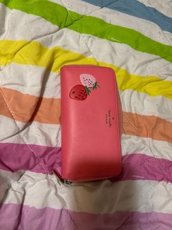 Kate Spade New York Strawberry Zip-Around Wallet