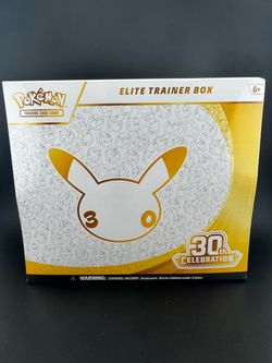 Pokemon 30th Celebration ETB in hand