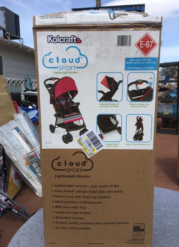 Kolcraft Cloud Sport Lightweight Stroller E67 Orchard