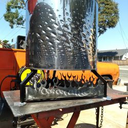 Fire Pit Custom Flames. 