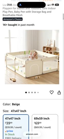 Toddler Playpen