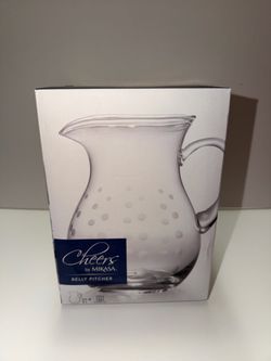 Cheers by Mikasa Belly Pitcher 3 1/4 qt/3 liters