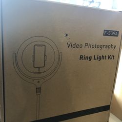Phone Video Ring Light (White, New In Box)