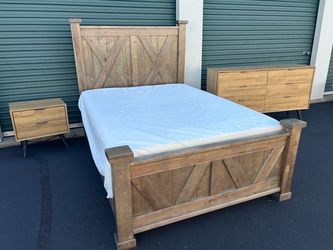 Queen size bed set cash only