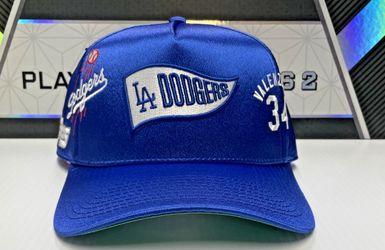 Dodgers Mitchell & Ness x Topps x Lids Player Chase Series 2 snapback hat Fernando Valenzuela edition.