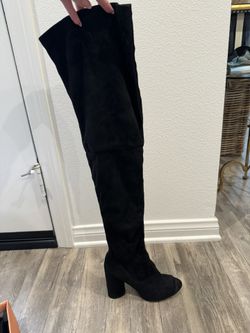 Over The Knee, Open Toe Boots