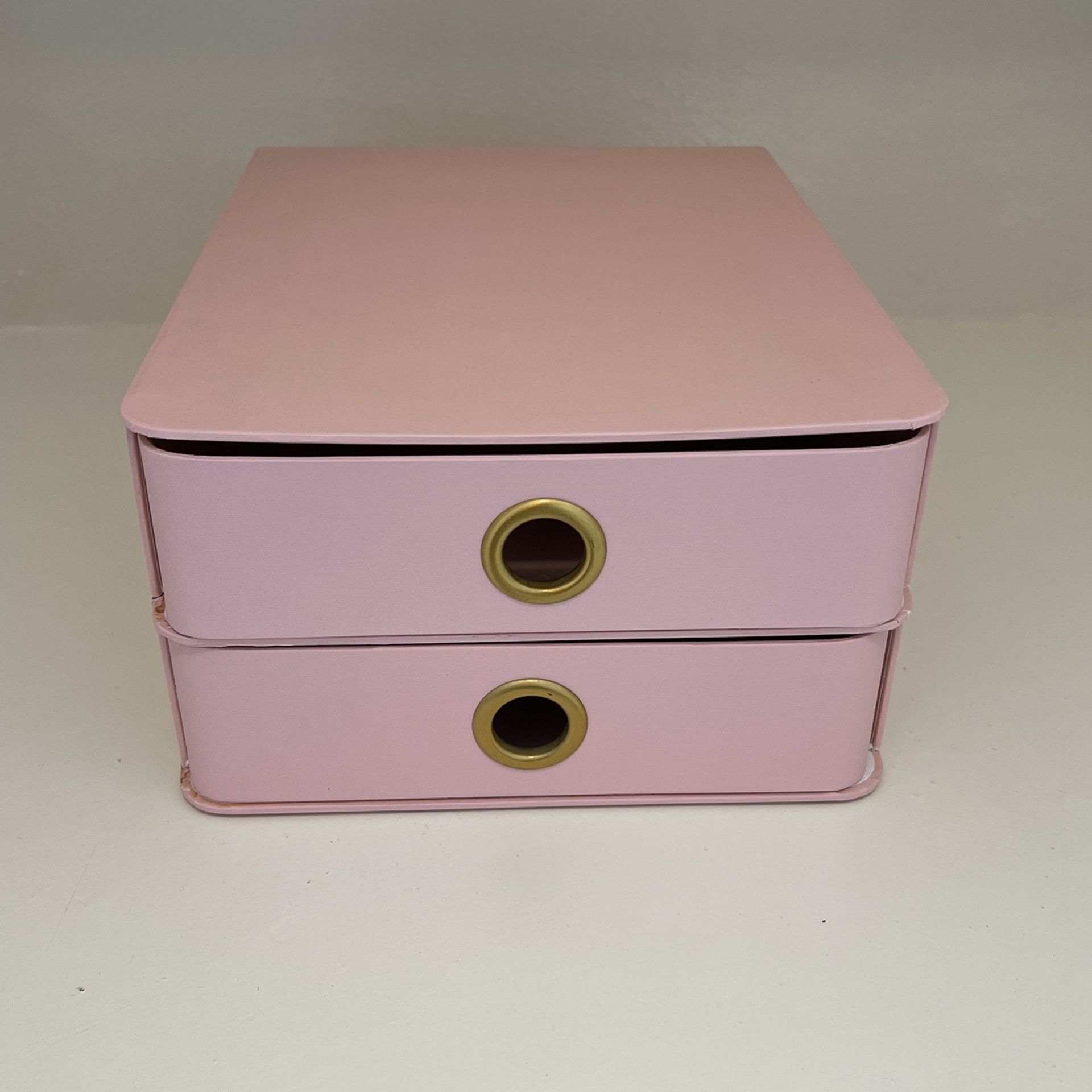 Pink Two-Drawer Organizer
