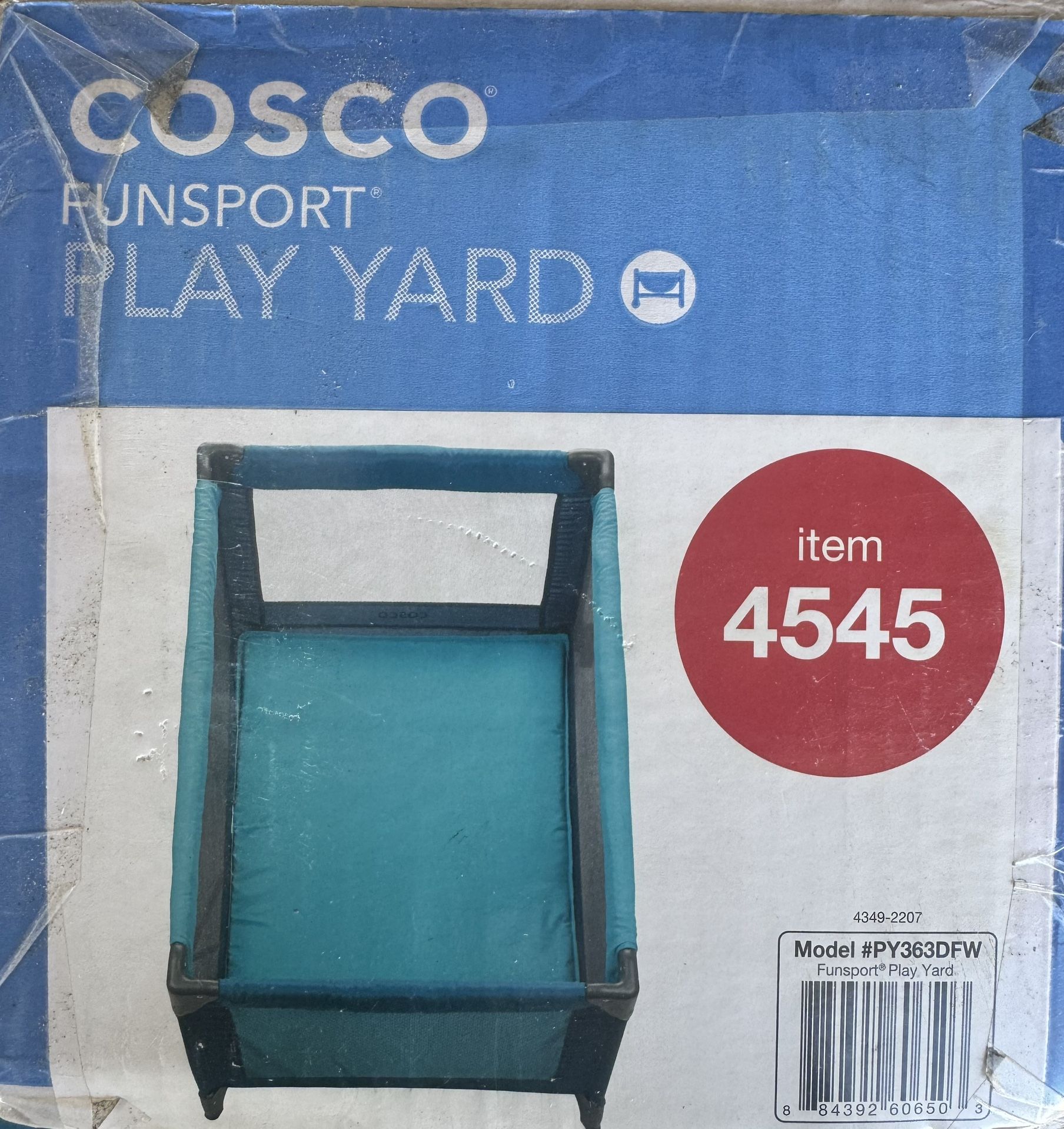 Cosco Kids Funsport Portable Compact Baby Play Yard with Carry Bag,